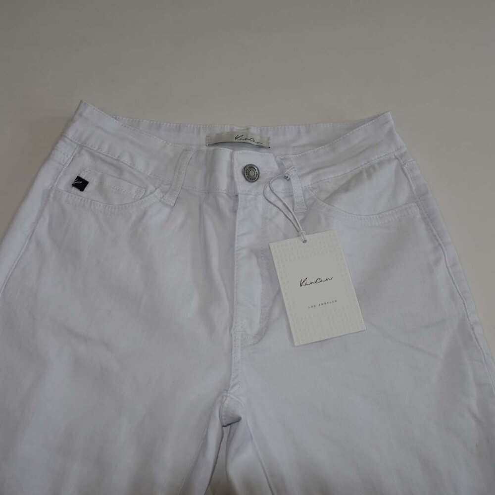 KanCan Women's Katherine Mid Rise Super Skinny Jeans Size 9 / 28 NWT White Denim - Picture 2 of 8